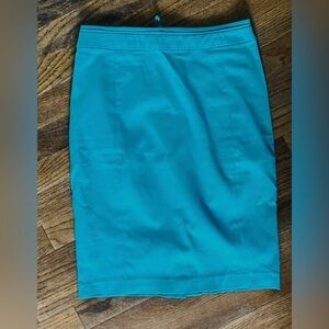 H&M Turquoise Pencil Skirt